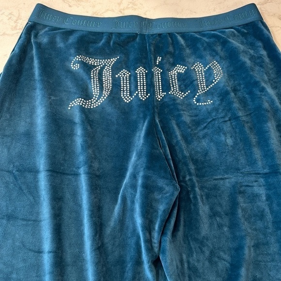Juicy Couture X Urban Outfitters OG Bling Velour Pants Y2K Large - Picture 6 of 17